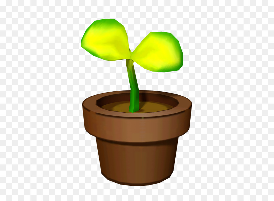 Flowerpot，Verde PNG