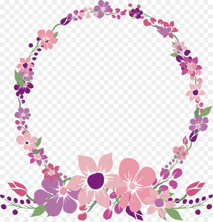 Bordas E Molduras，Design Floral PNG