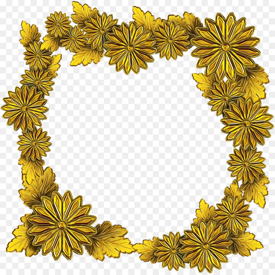 Moldura De Flores，Floral PNG