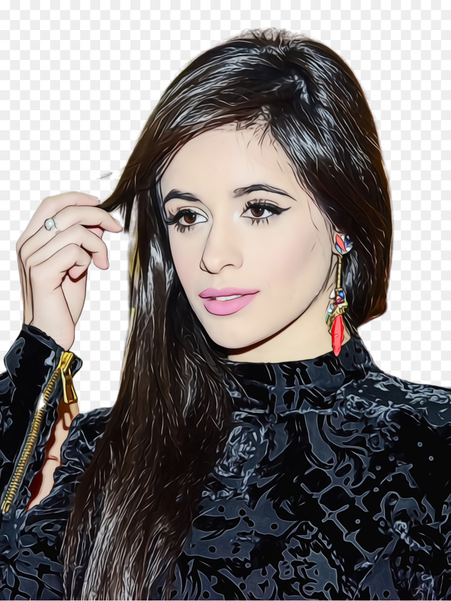 Camila Cabello，Cabelo Preto PNG