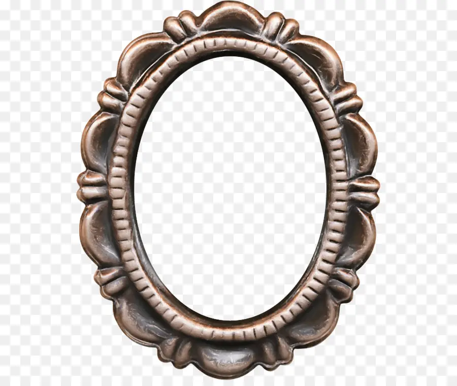 Moldura Oval，Metal PNG