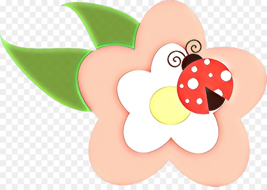 Joaninha Em Flor，Flor PNG