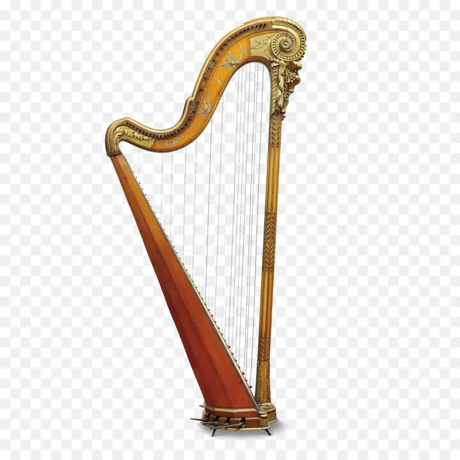 Harpa，Instrumentos Musicais PNG