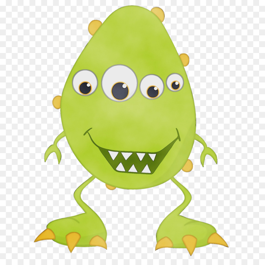 Monstro Verde，Desenho Animado PNG