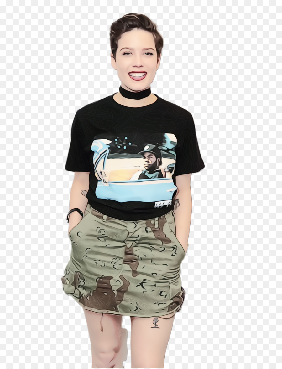 Halsey，Tshirt PNG