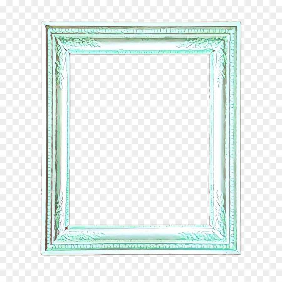 Moldura Azul E Dourada，Decorativo PNG