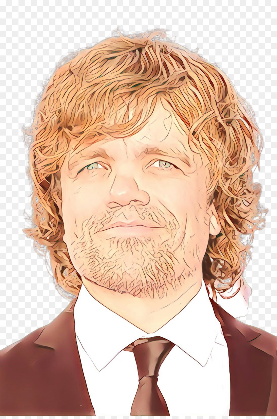 Homem Com Cabelo Loiro，Face PNG