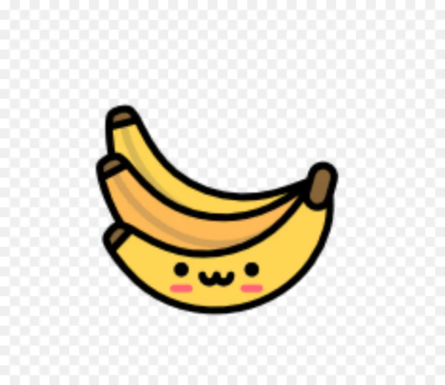 Bananas Fofas，Fruta PNG