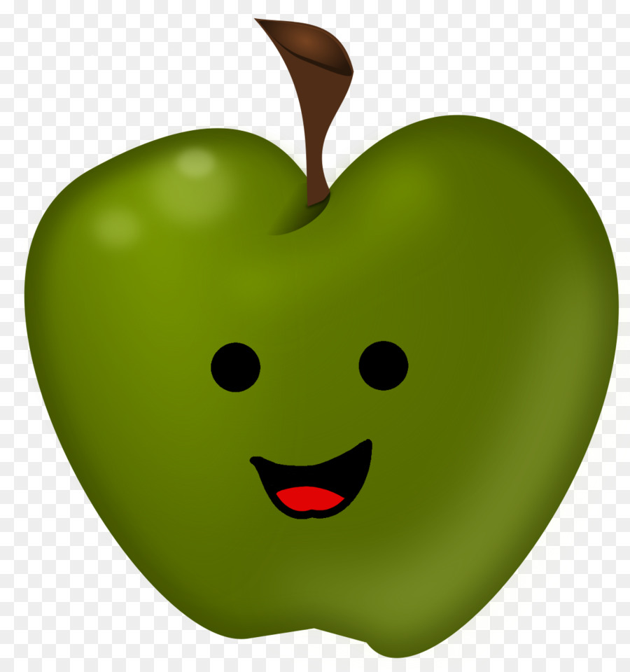 Maçã Verde，Desenho Animado PNG