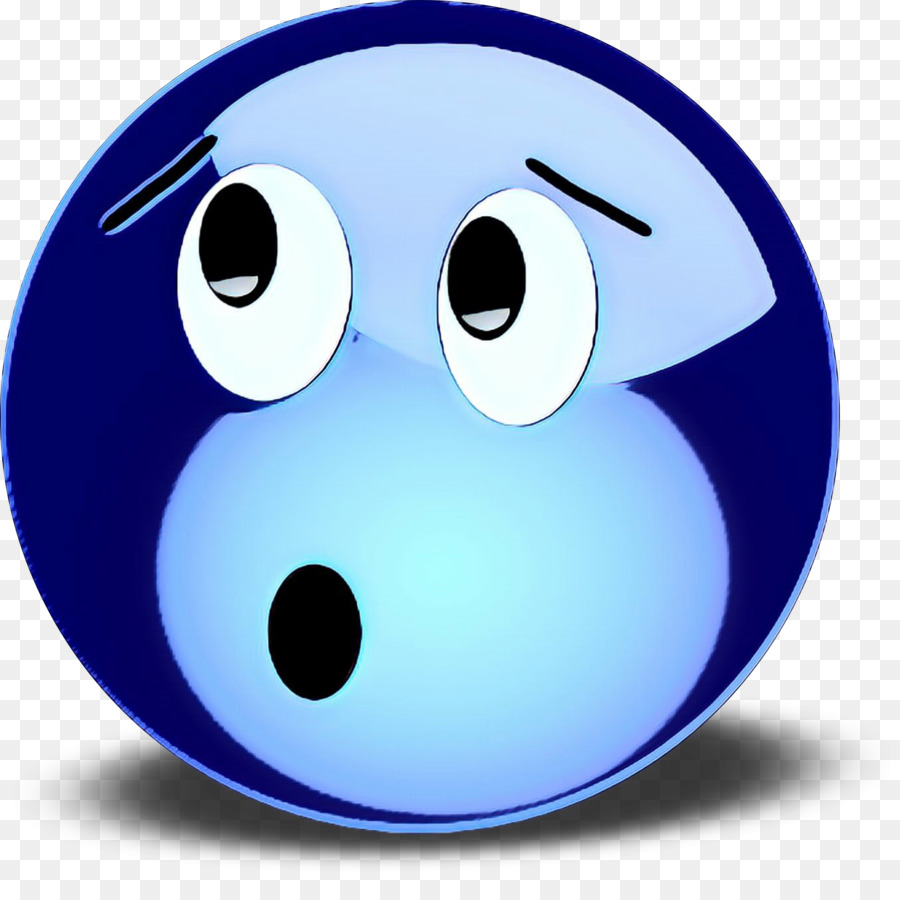 Emoji Azul，Face PNG