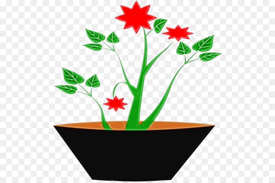 Flowerpot，Flor PNG