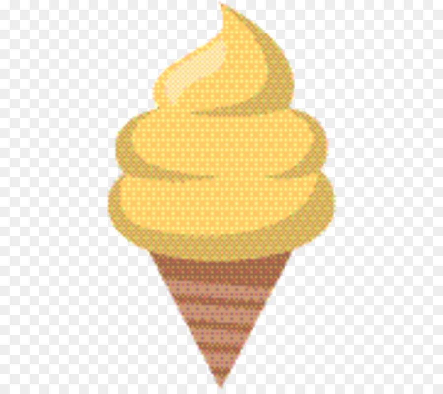 Cones De Sorvete，Amarelo PNG