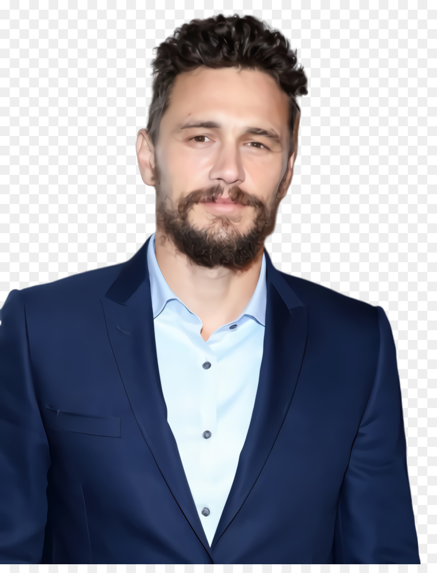 Homem De Terno Azul，Camisa Branca PNG