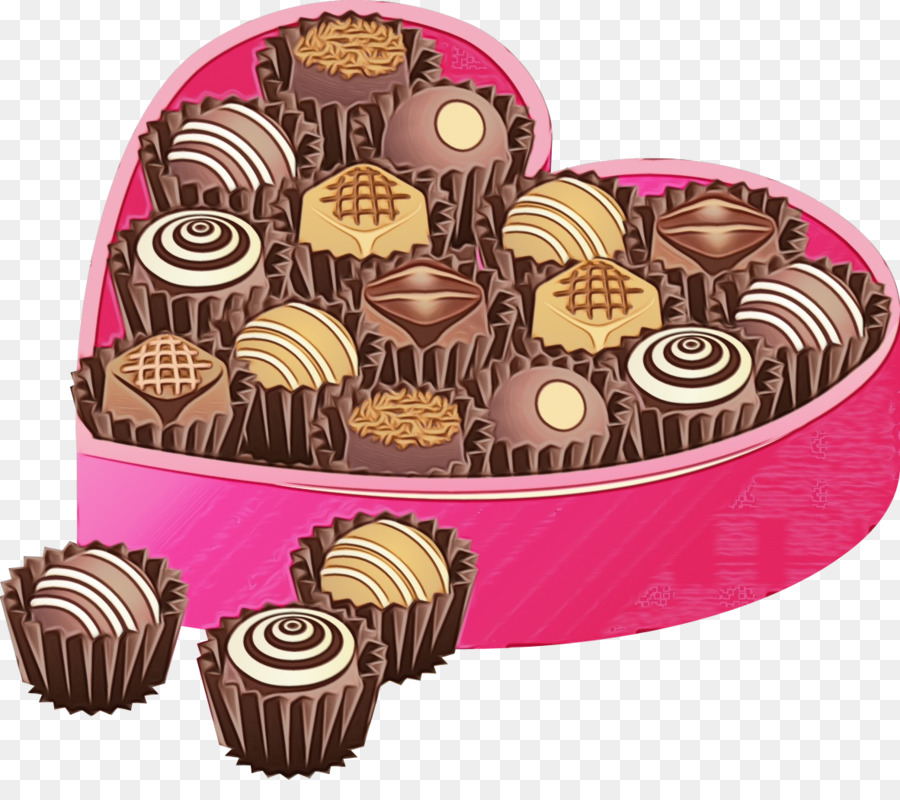 Caixas De Chocolate Em Formato De Coração，Chocolates PNG