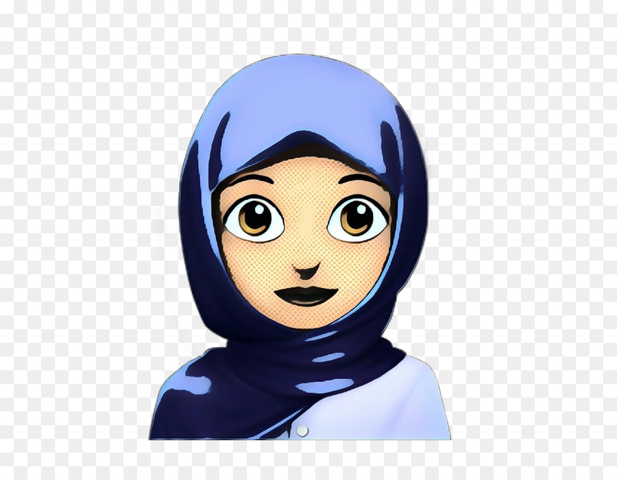 Garota Com Hijab，Face PNG