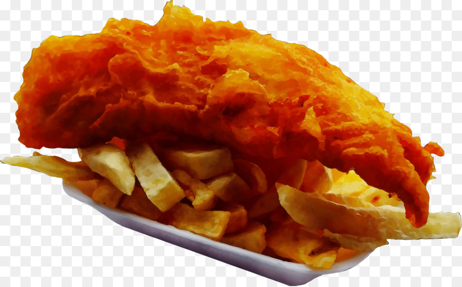 Batatas Fritas，Peixe E Batatas Fritas PNG