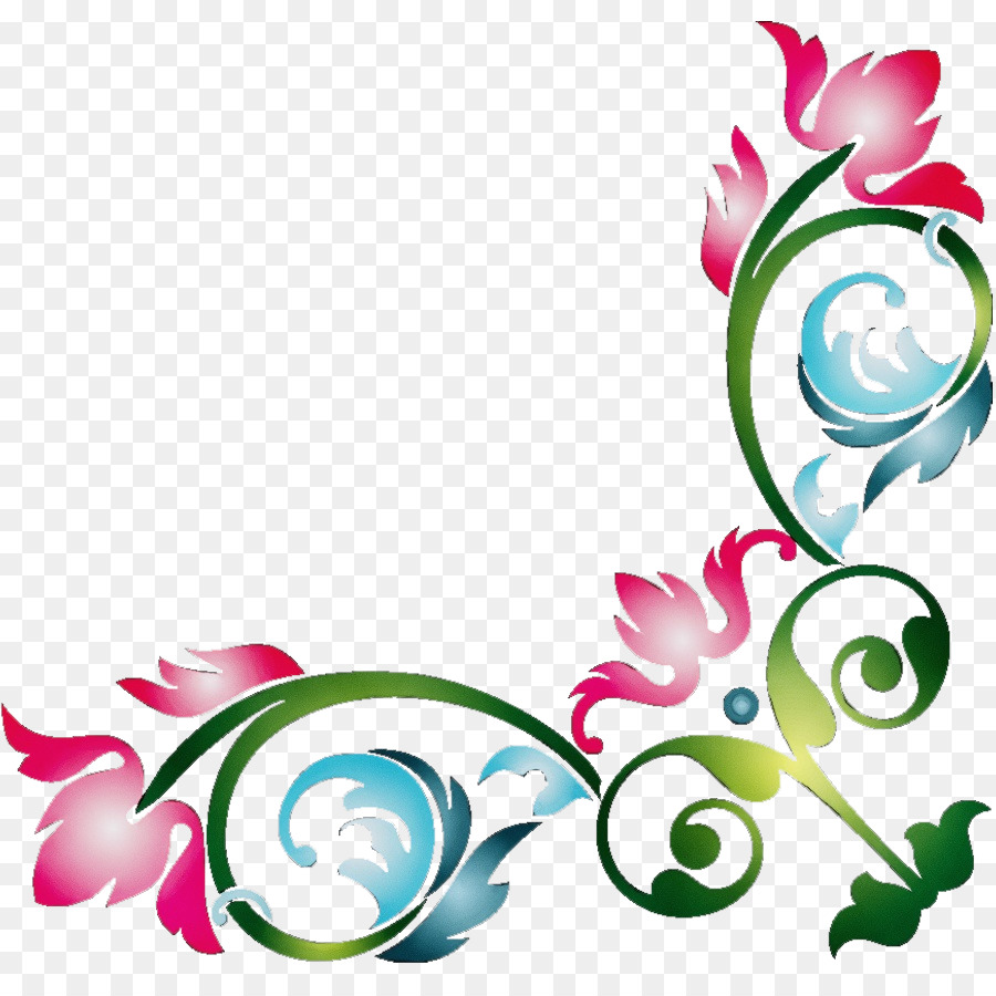 Canto Floral，Ornamento PNG