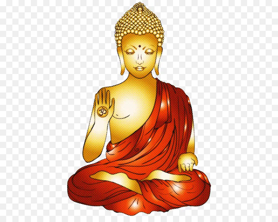 O Budismo，Buda Dourado PNG