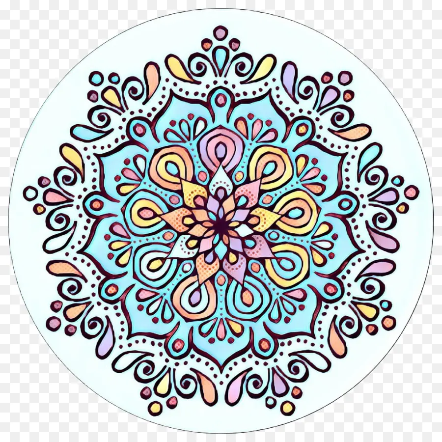 Mandala，Livro De Colorir PNG