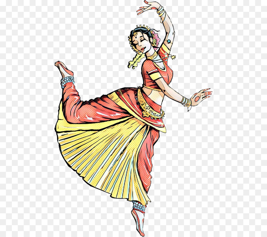 índia，Bharata Natyam Arte Da Dança Clássica Indiana PNG