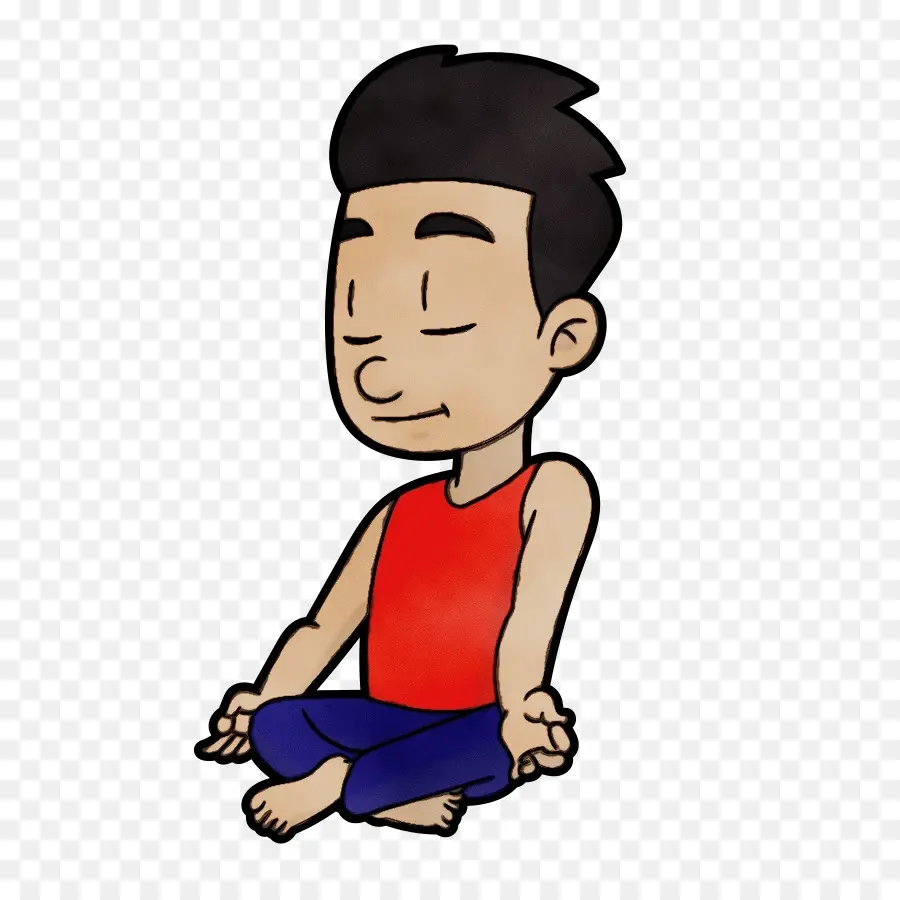 Meditação，Cartoon PNG