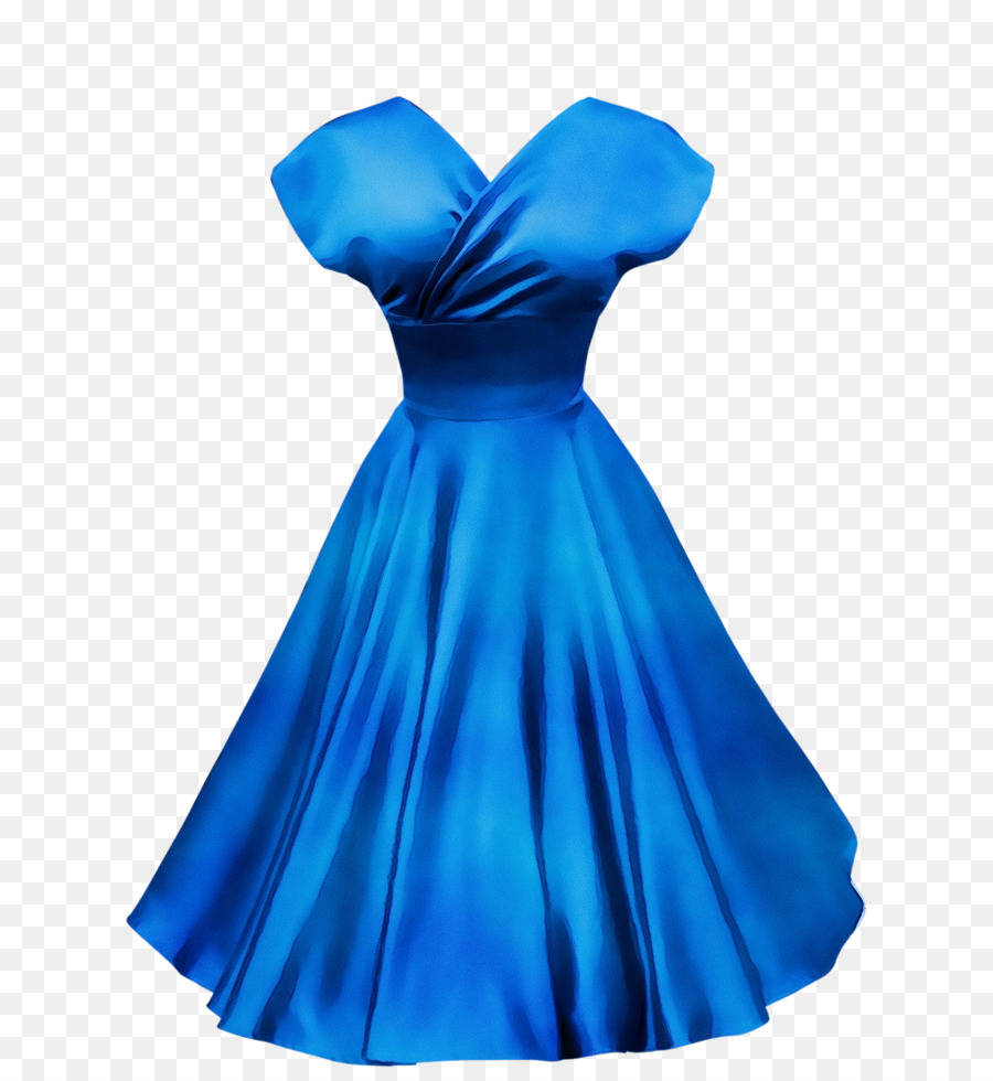 Vestido，Azul PNG