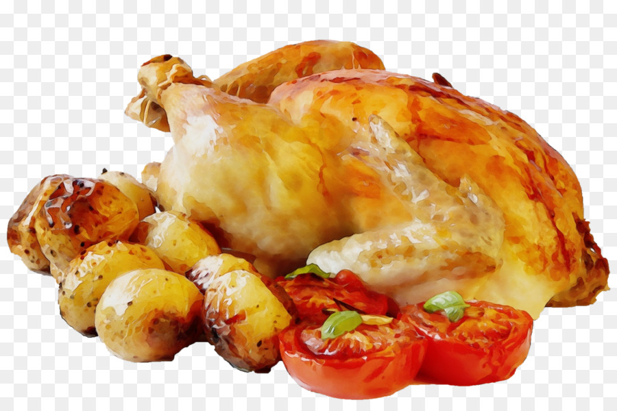 Roast Chicken，Frango Assado PNG