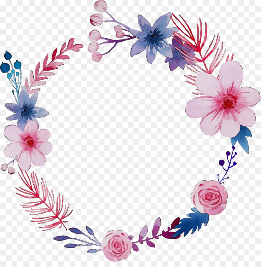 Moldura Floral，Flores PNG