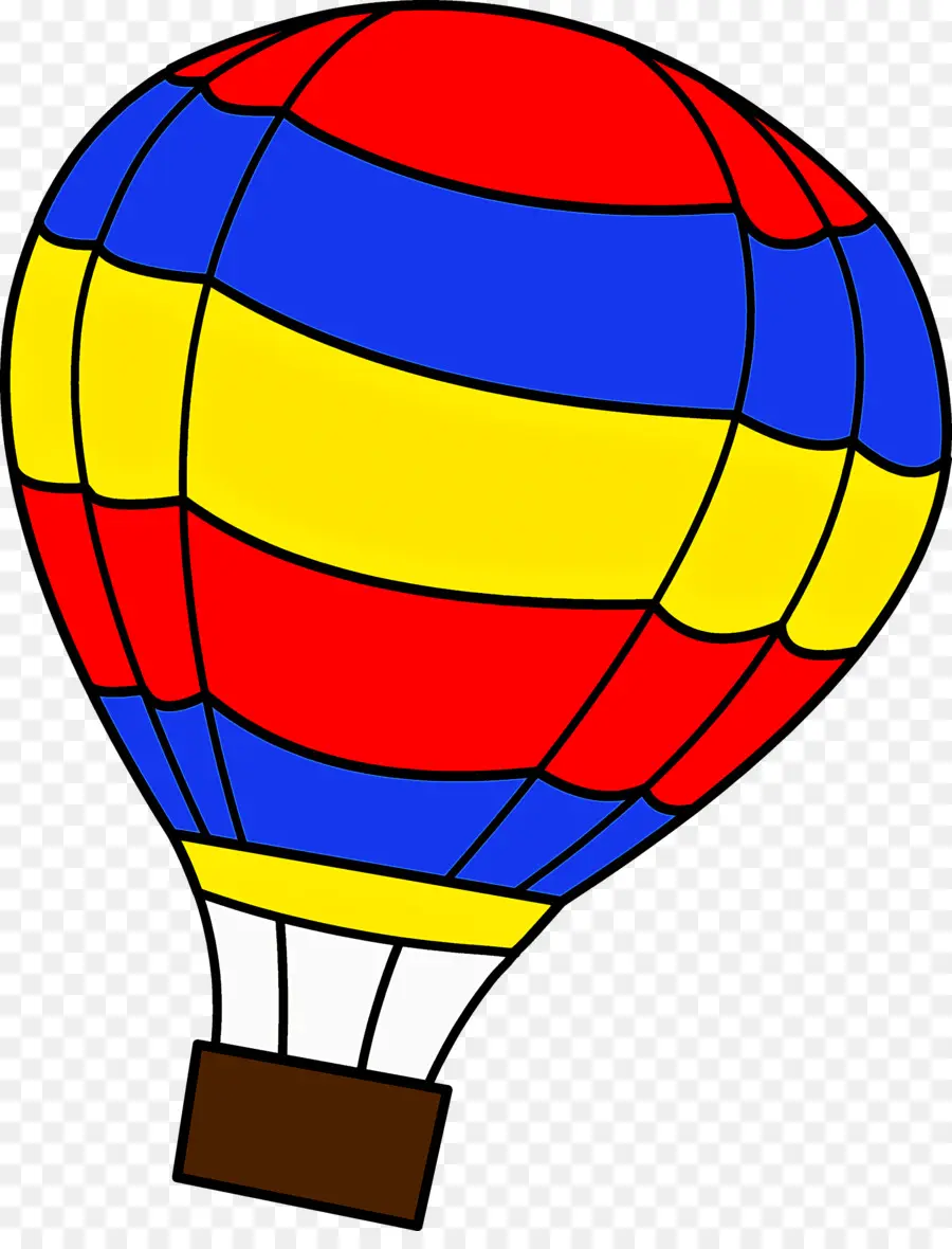 Balão De Ar Quente，Amarelo PNG