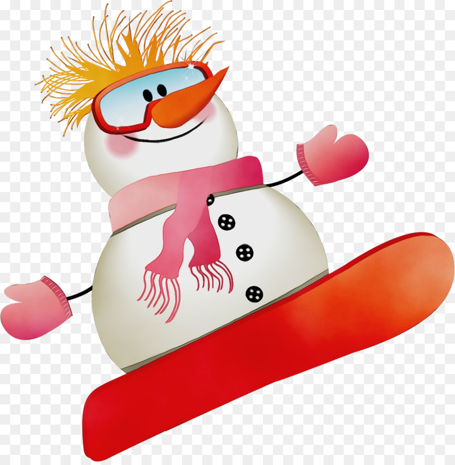 Boneco De Neve，Prancha De Snowboard PNG