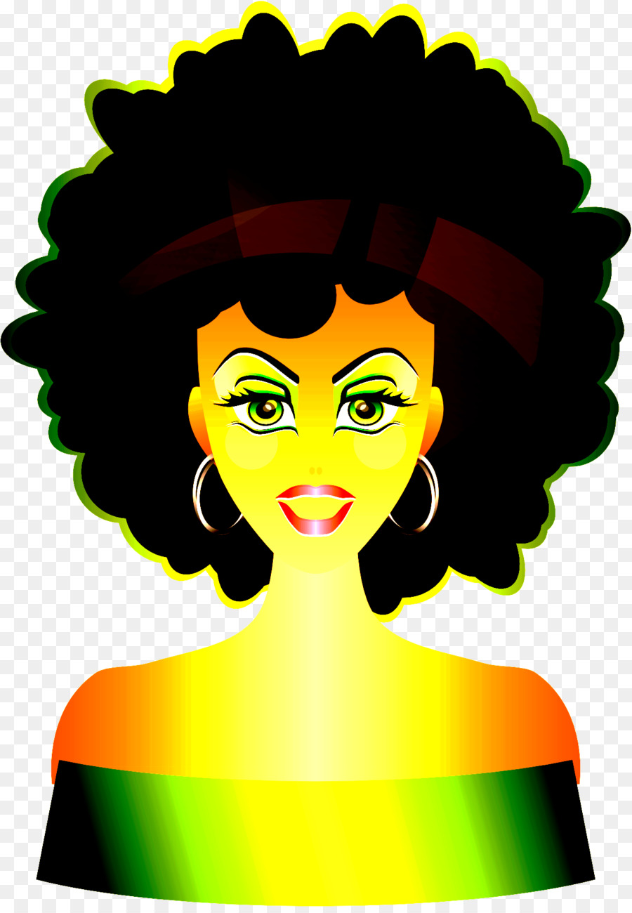 Cartoon，Afro PNG