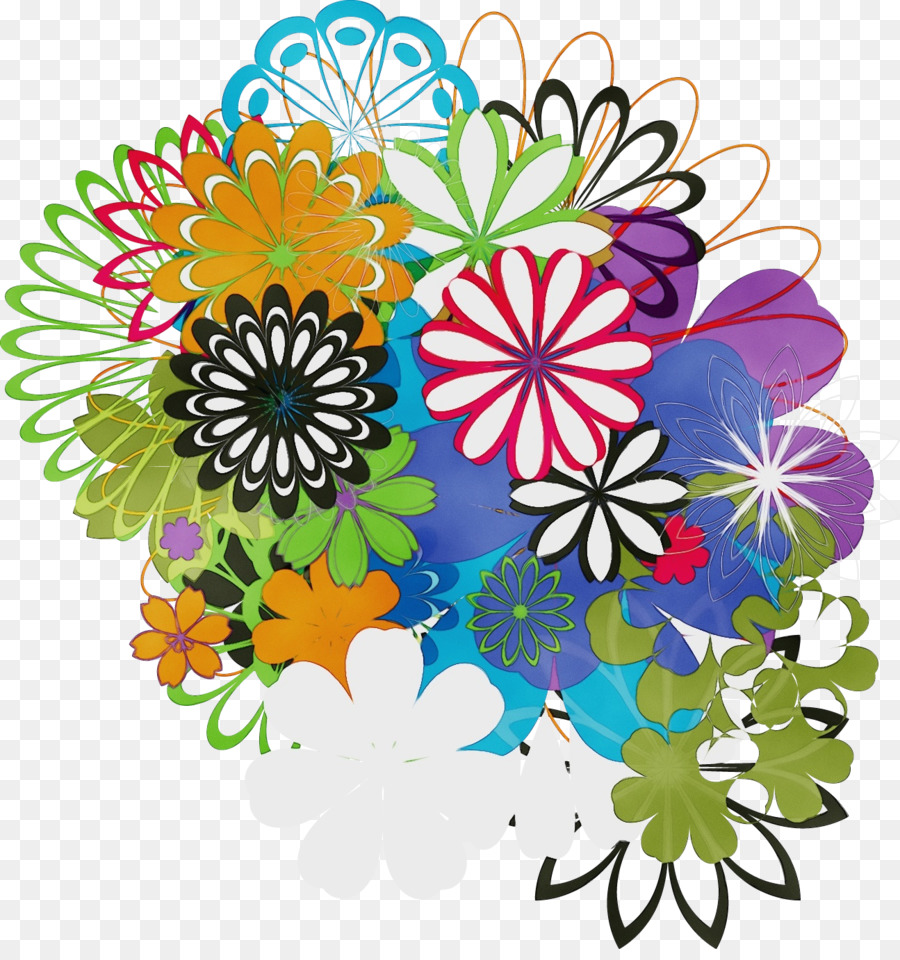 Flores，Colorido PNG