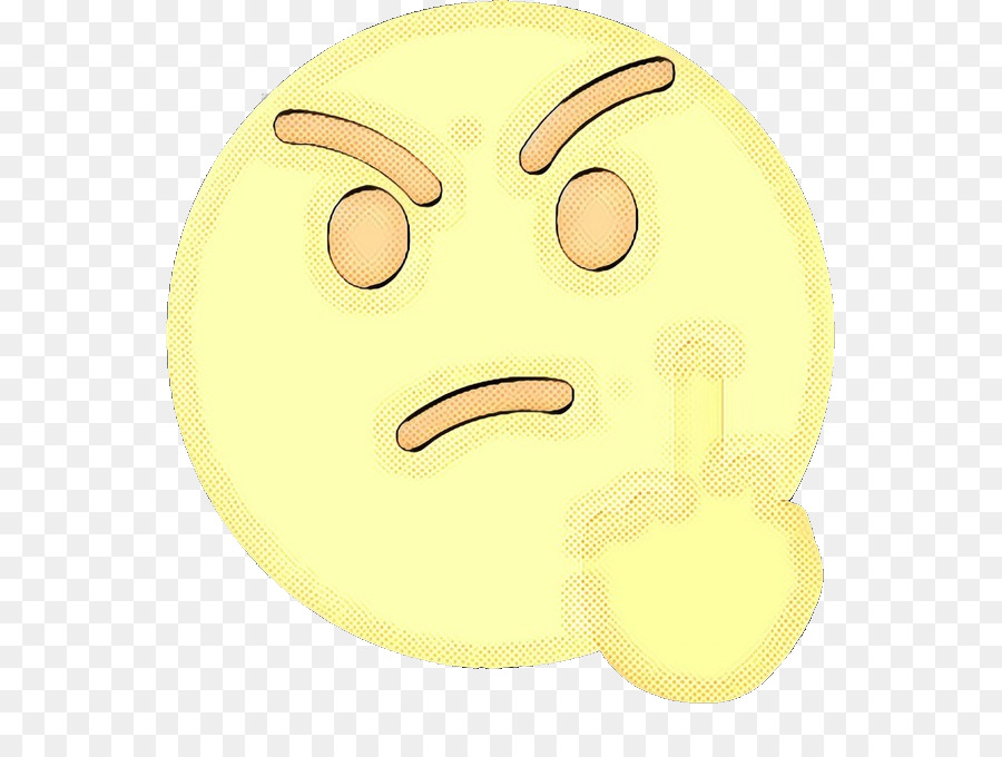 Emoji Pensando，Face PNG