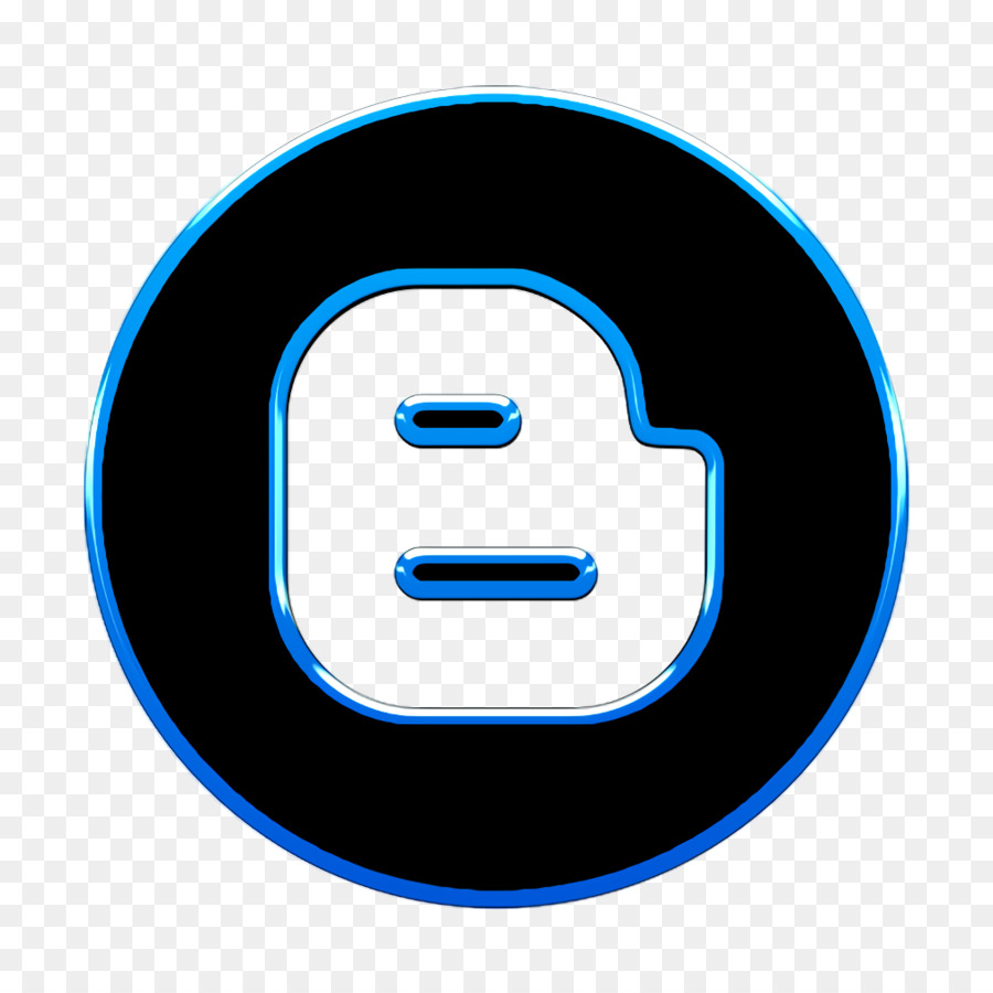 Logotipo，Azul Elétrico PNG