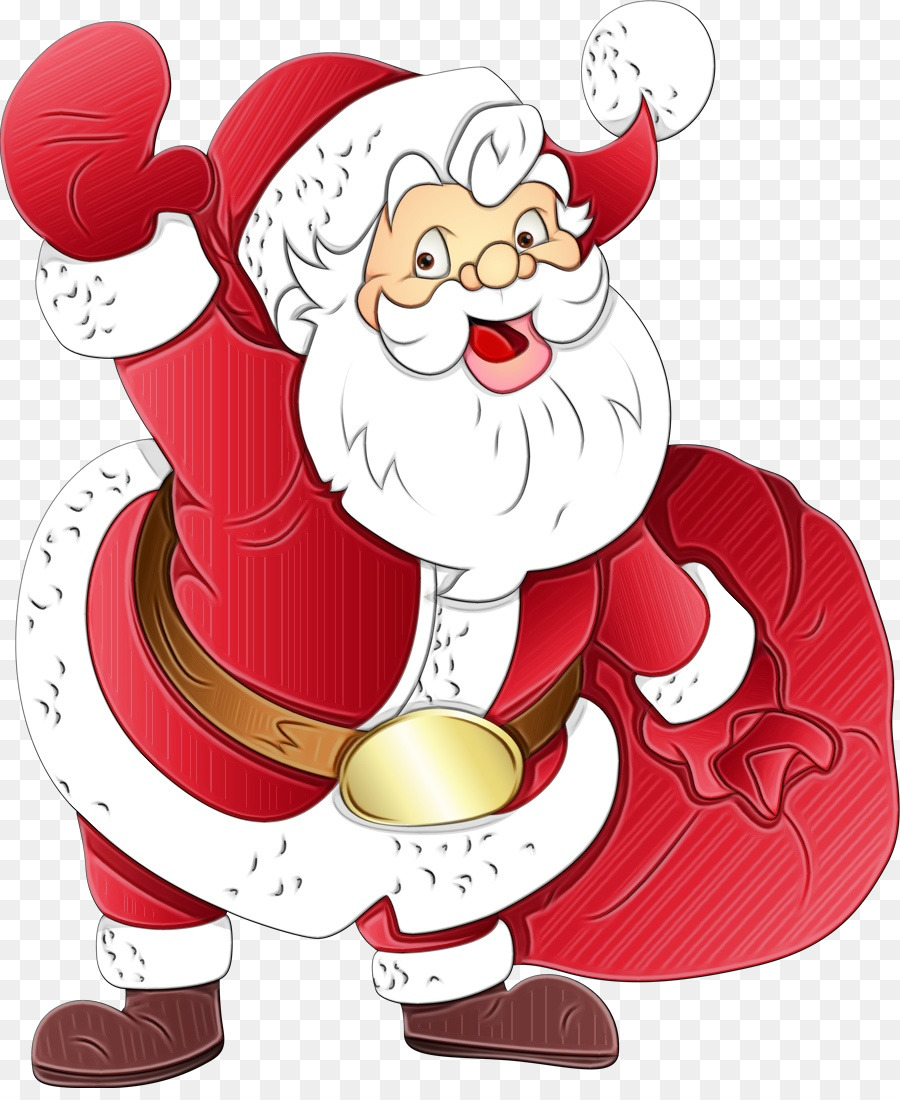 Papai Noel，Desenho Animado PNG