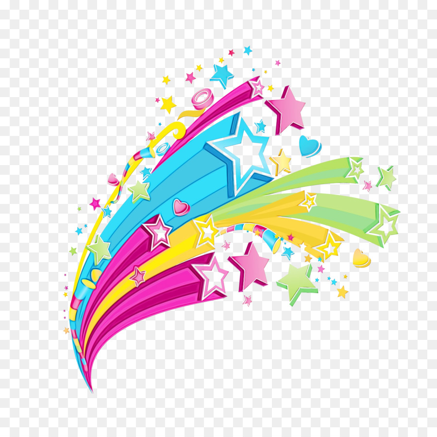 Design Colorido，Estrelas PNG