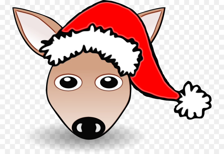 Cavalo，Chapéu De Papai Noel PNG