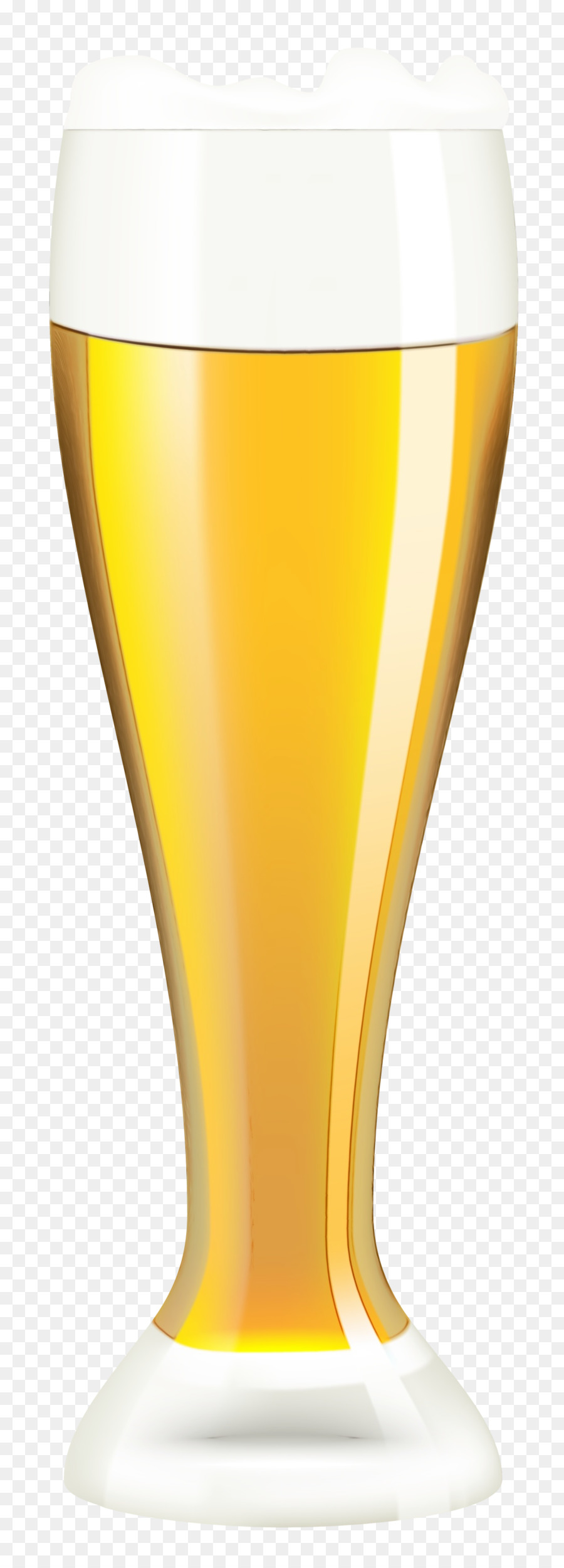 Amarelo，Vidro De Cerveja PNG