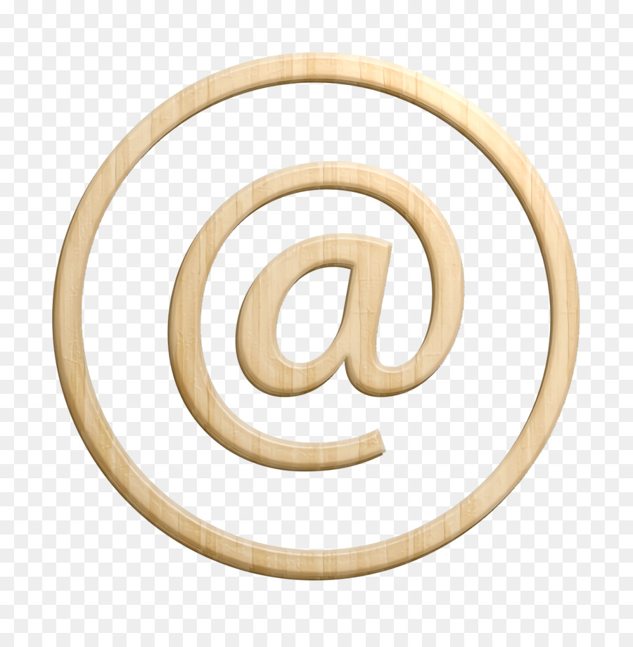 Símbolo Dourado Em，E Mail PNG