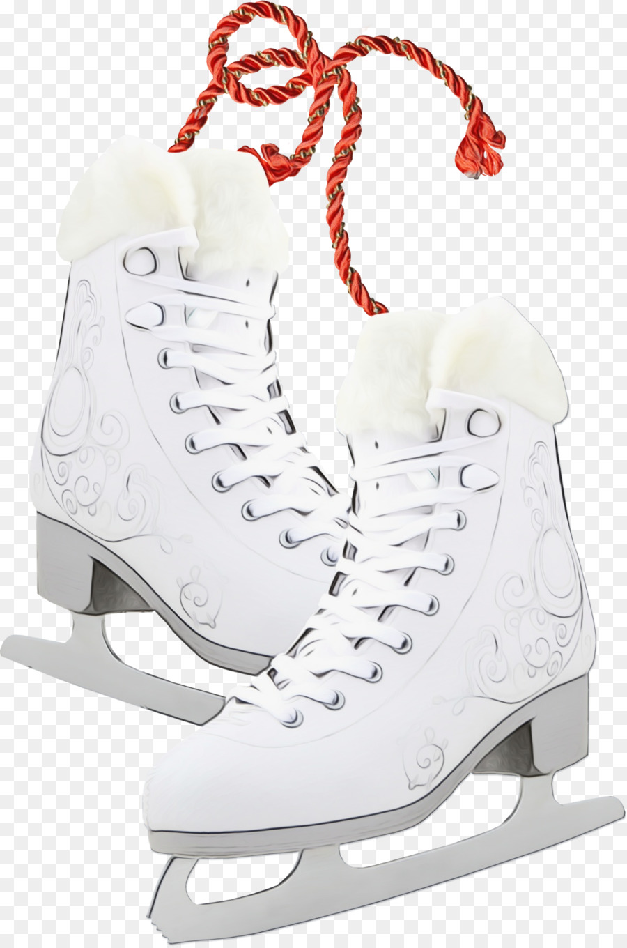 Patins De Gelo，Branco PNG