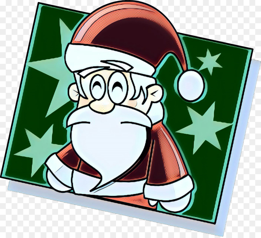 Verde，Papai Noel PNG