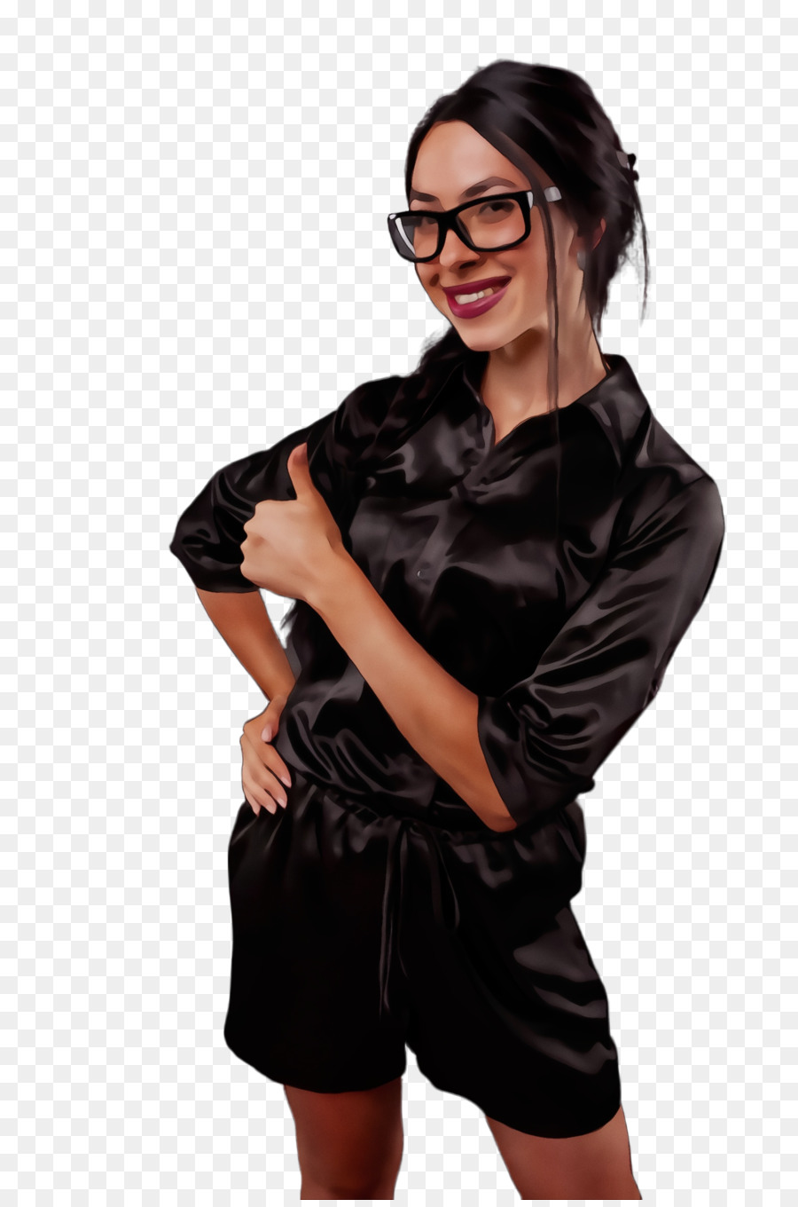 Preto，Roupas PNG