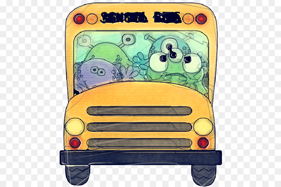 Veículo Motorizado，ônibus Escolar PNG