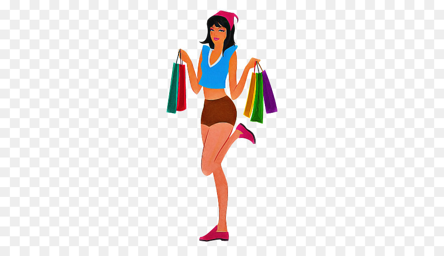 Mulher De Compras，Bolsas PNG