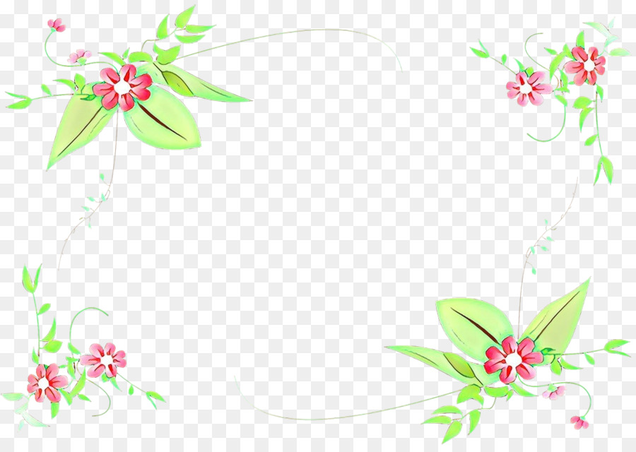 Moldura Floral，Flores PNG