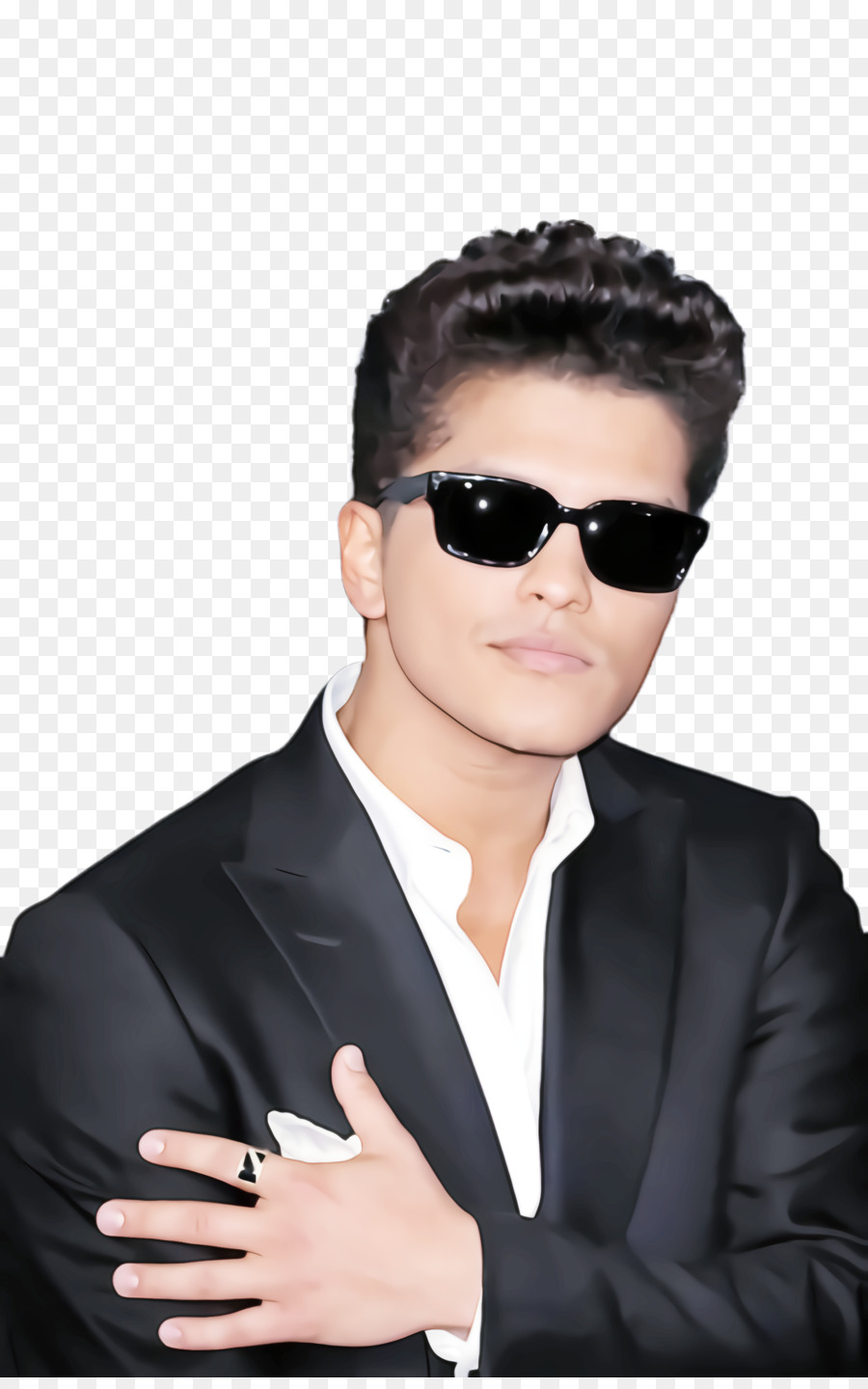 óculos，Cabelo PNG