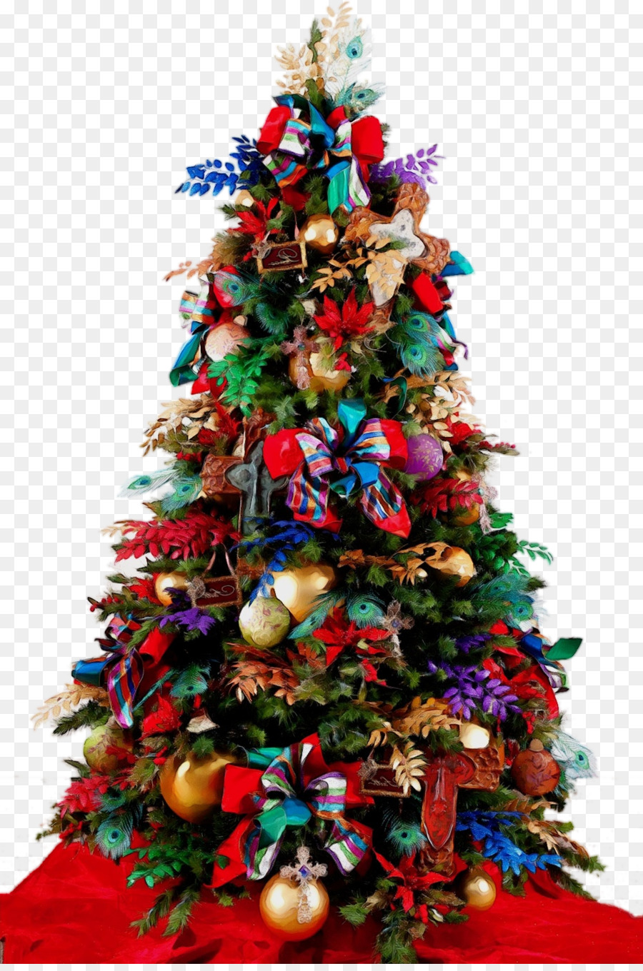 Árvore De Natal，Decorações PNG