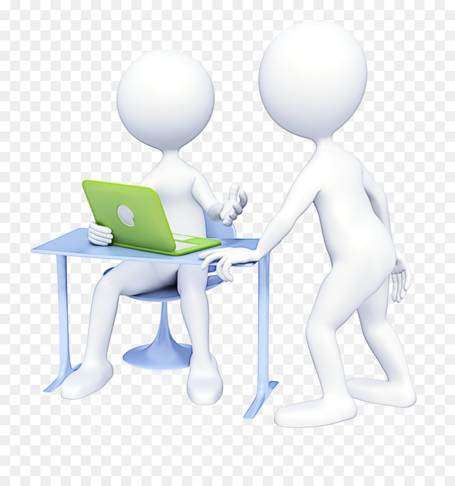 Duas Figuras Com Laptop，Computador PNG