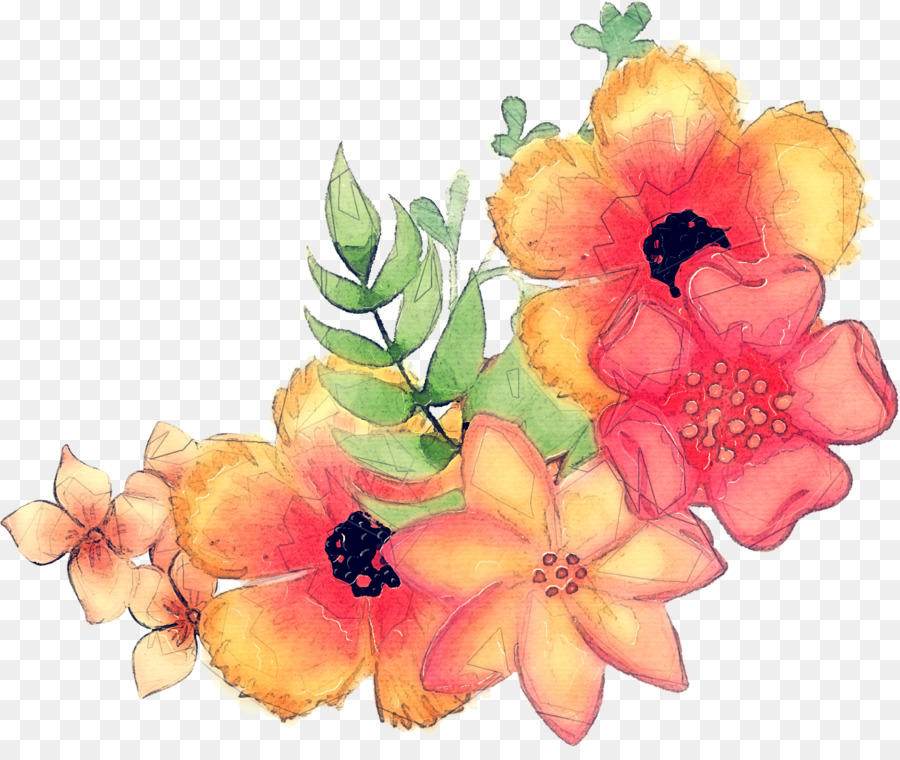 Hibisco Havaiano，Flor PNG
