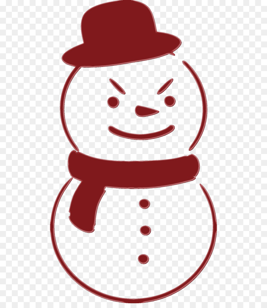 Boneco De Neve，Vermelho PNG